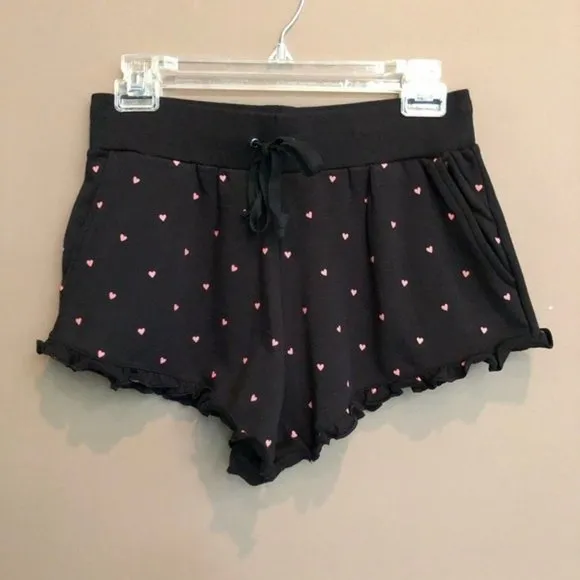 NWT Plush Fleece Lined Heart Lounge Set PJ Small