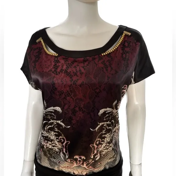 NWT POLEN POE PLUS SIZE SATIN‎ DRESS RAGLAN SHORT SLEEVES KNEE-LENGTH UNLINED