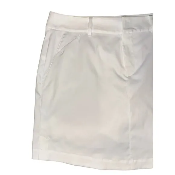 NWT Ralph Lauren Polo Golf Skirt Skort Size 6 White Attached Short Pockets $128