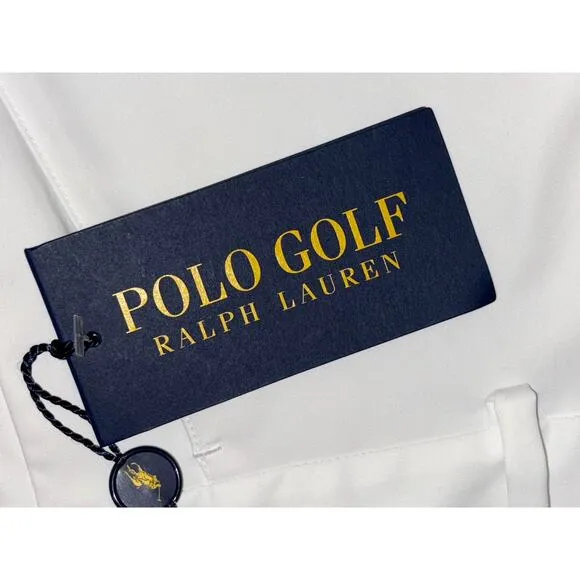 NWT Ralph Lauren Polo Golf Skirt Skort Size 6 White Attached Short Pockets $128