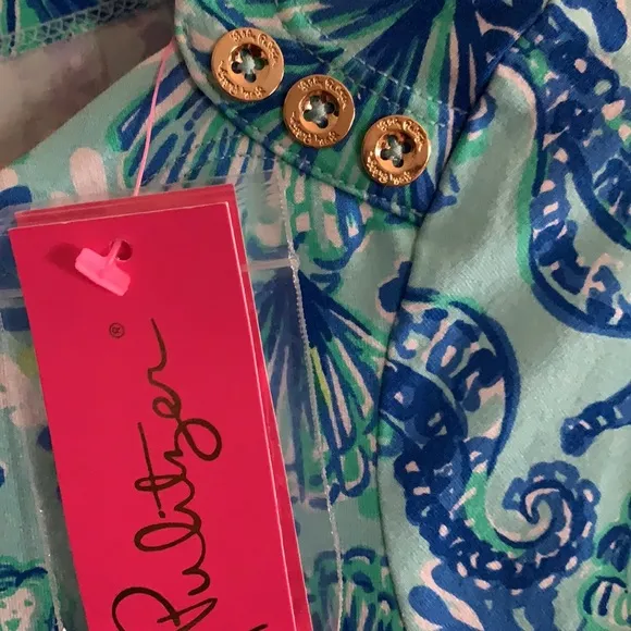 NWT Rare UPF 50  Sophie Dress Sea Glass Aqua