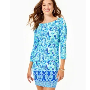 NWT Rare UPF 50  Sophie Dress Sea Glass Aqua