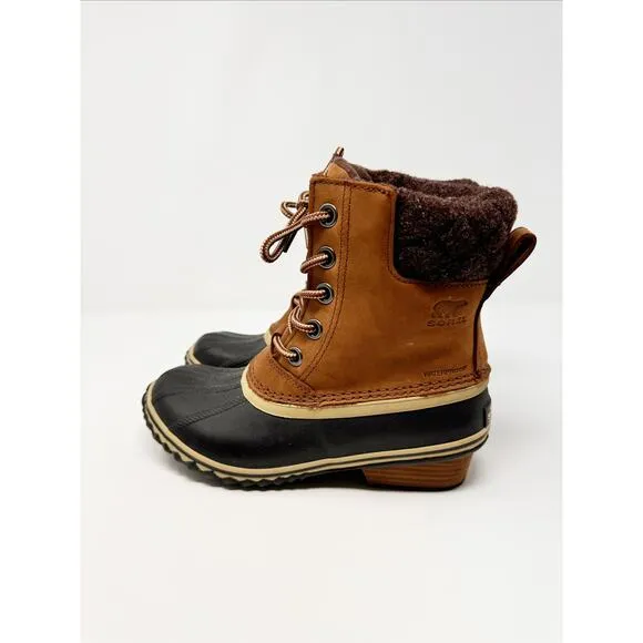 NWT Sorel SIimpack Lace II Lace Up Snow Boot US 6