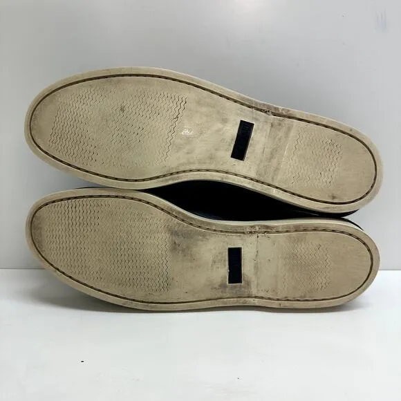 Oak Street Bootmakers Boat Shoe Navy Chromexcel Leather Men's Size 9