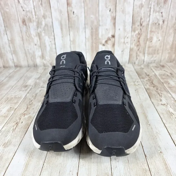 On Cloud Running Shoes Lightweight Athletic Cushioned Black US Men's 12