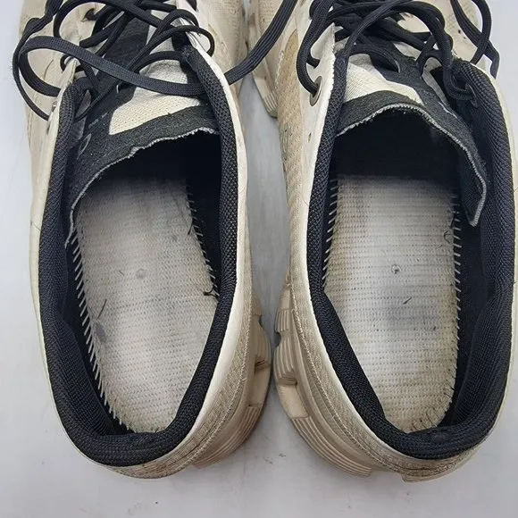 On Cloud X Womens 11 White Running Shoes Athletic Breathable Lightweight Casual