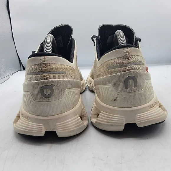On Cloud X Womens 11 White Running Shoes Athletic Breathable Lightweight Casual