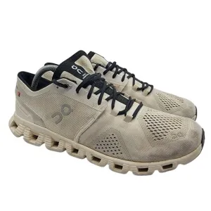 On Cloud X Womens 11 White Running Shoes Athletic Breathable Lightweight Casual