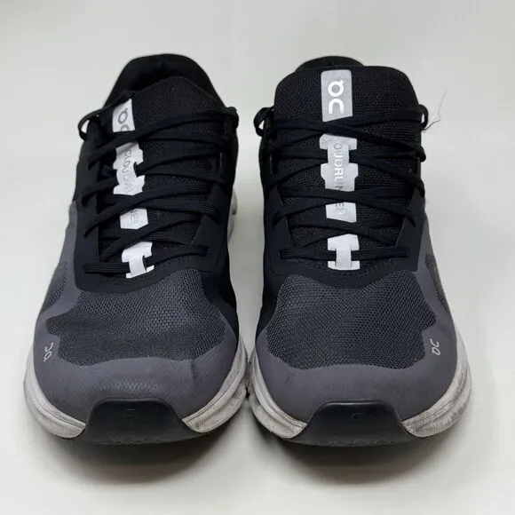 On Cloudrunner Running Shoes Mens 10.5 Black Mesh Lightweight Sneakers