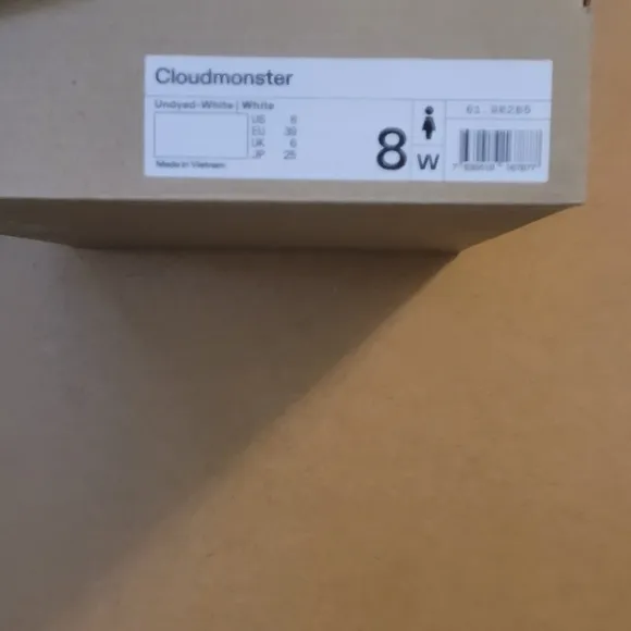 ON Cloudtec White Running Shoes Men's Size 8