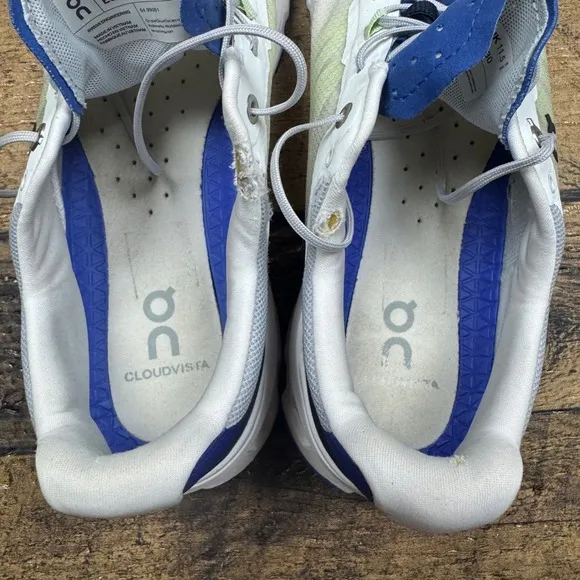 On Running Cloudvista Trail Running Shoes Lightweight Cushioned US 12 frost ink