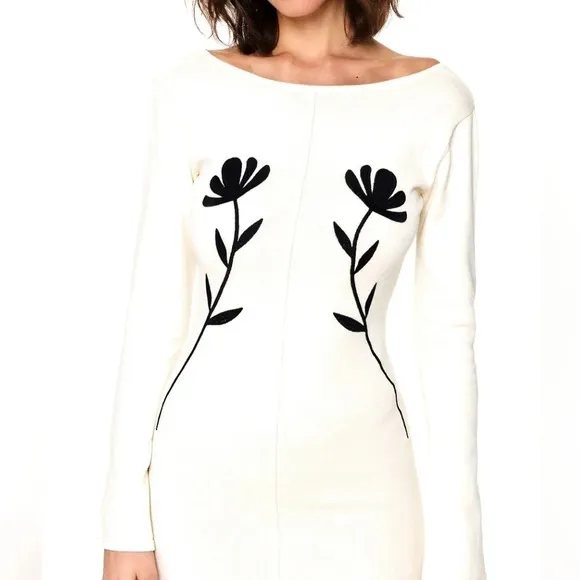 Organic cotton midi dress XL US 12 NWT