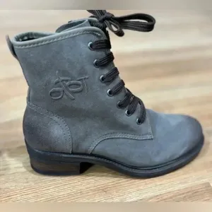 Otbt Country Grey Combat Boots NWT