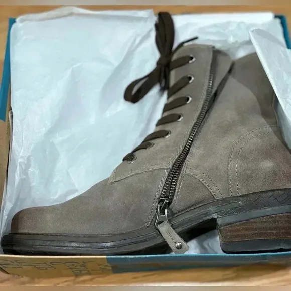 Otbt Country Grey Combat Boots NWT