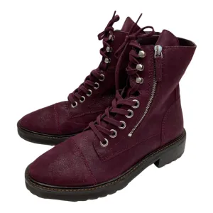 PAIGE Suede Marline Combat Boots Size 7
