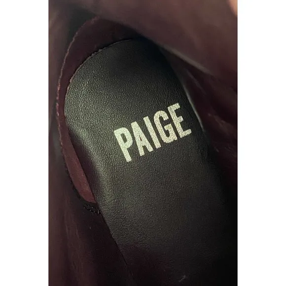 PAIGE Suede Marline Combat Boots Size 7
