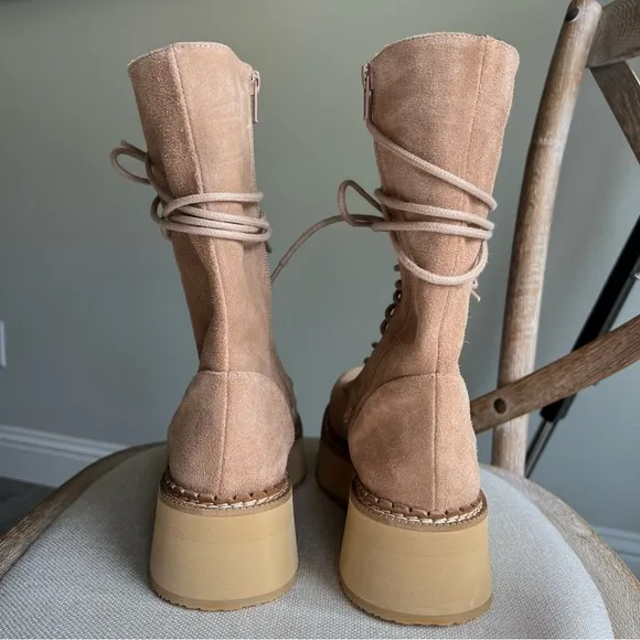 Paloma Barcelo Dorotea Lace-Up Platform Boots