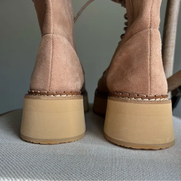 Paloma Barcelo Dorotea Lace-Up Platform Boots