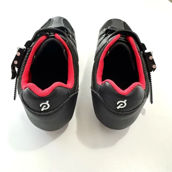 Peloton Original Cycling Bike Shoes Women’s Sz 39 US Sz 8 - Black Classic Velcro