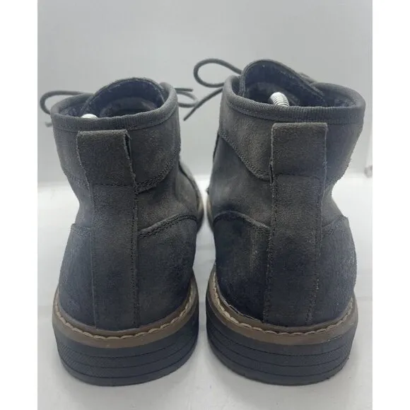 Penguin By Munsingwear Melvin Men's Gray Leather Chukka Lace Up Boots Size 10