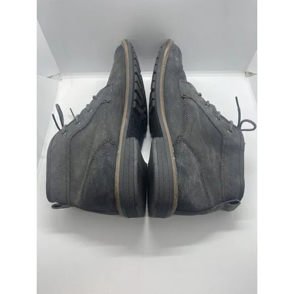 Penguin By Munsingwear Melvin Men's Gray Leather Chukka Lace Up Boots Size 10