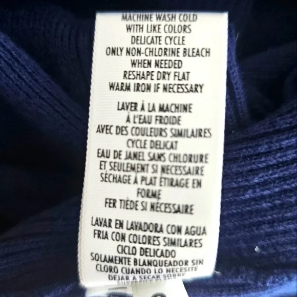 Petite Sophisticate Knit &amp; Ribbed Cardigan &amp; Top Set | EUC | XSP | Dark Blue