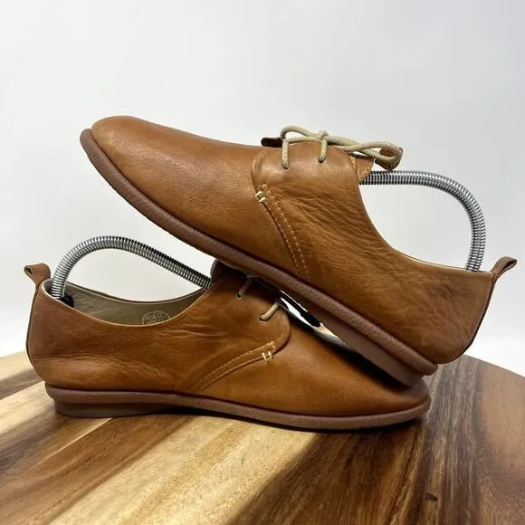 Pikolinos Calabria Brown Leather Lace Up Oxford Shoes Women's EU 41 US 10-10.5