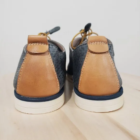 Pikolinos Oxford Shoes Women's Size 41 Navy Blue Lace up Classic Casual Academia