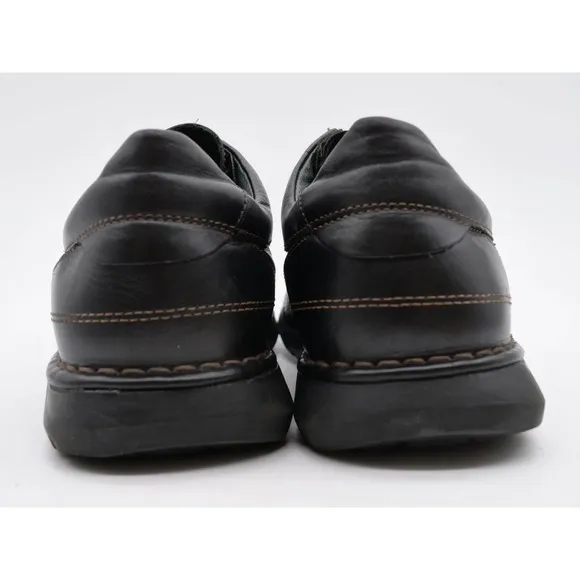 Pikolinos Shoes Mens 8 Black Leather Casual Oxford Moc Toe 3 Eye Lace Up Derby