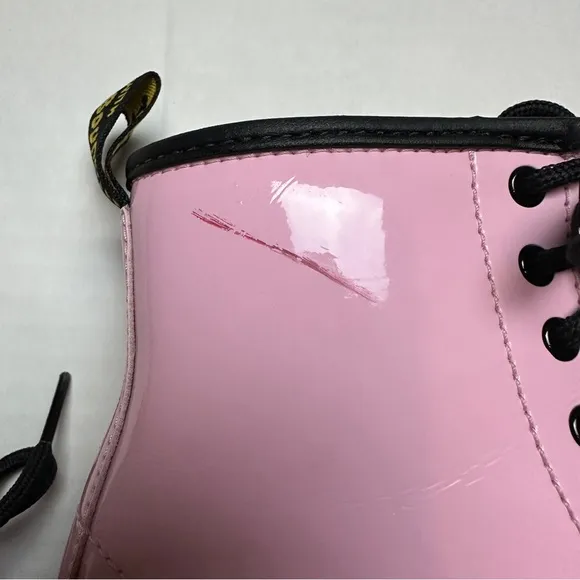 Pink Dr. Martens Zip Up Boots