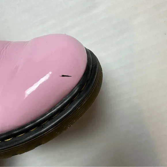 Pink Dr. Martens Zip Up Boots