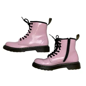 Pink Dr. Martens Zip Up Boots