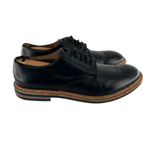 Plectrum by Ben Sherman Shoes Mens 44 Black Leather Derby Oxford Italy