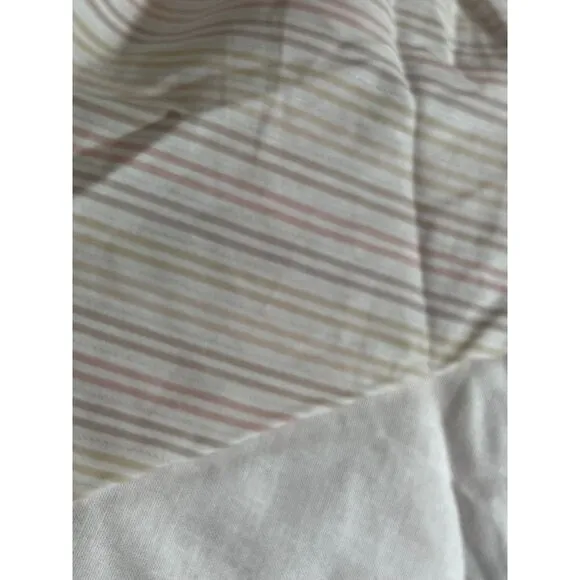 Pleiades Girl Dress Size 2T Tan Stripe White Tank Hi Low Summer Windsong Striped