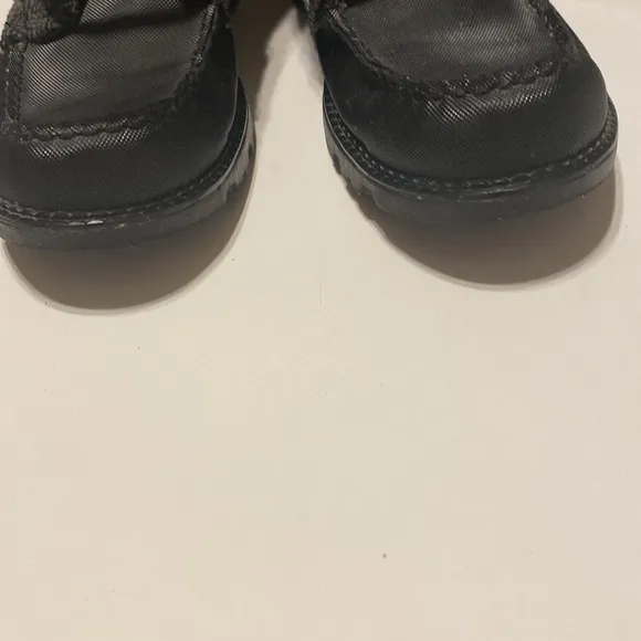POLO RALPH LAUREN COMBAT BLACK AND GRAY BOOTS SIZE 6