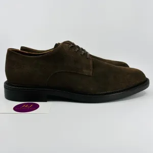 Polo Ralph Lauren Men's Asher Derby Brown Suede Oxford Lace Up Shoes Size 10.5