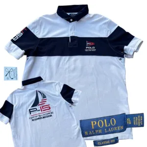 Polo Ralph Lauren P-15 USA Offshore Sailing Team Classic Fit Polo Men's Sz XL
