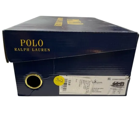 Polo Ralph Lauren Shrunken Nubuck Sneaker Boots Mens 8.5 Brown Lace Up Preppy