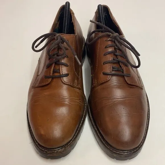 Polo Ralph Lauren Brown Oxford Shoes size 10 B28