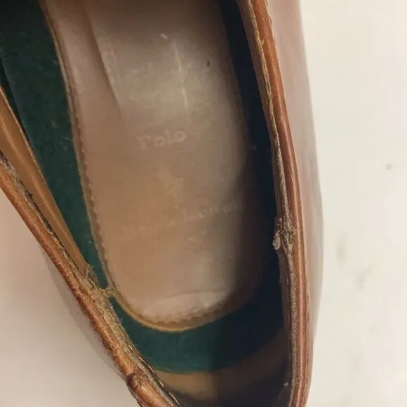 Polo Ralph Lauren Brown Oxford Shoes size 10 B28