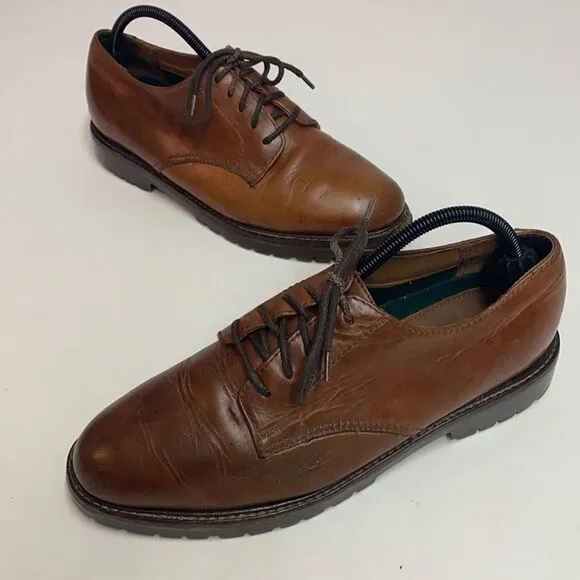 Polo Ralph Lauren Brown Oxford Shoes size 10 B28