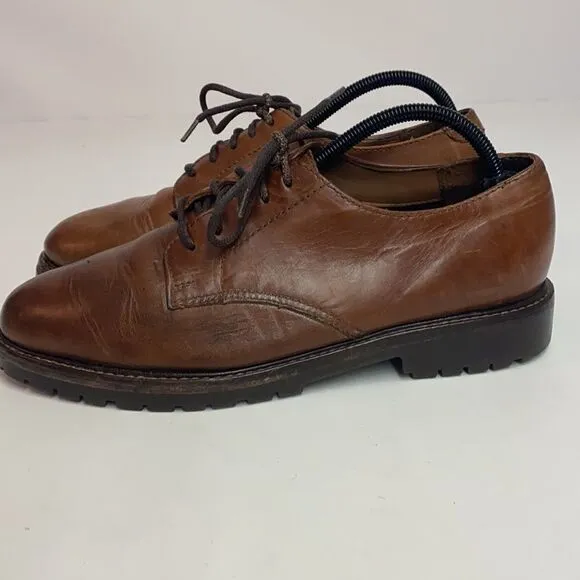 Polo Ralph Lauren Brown Oxford Shoes size 10 B28