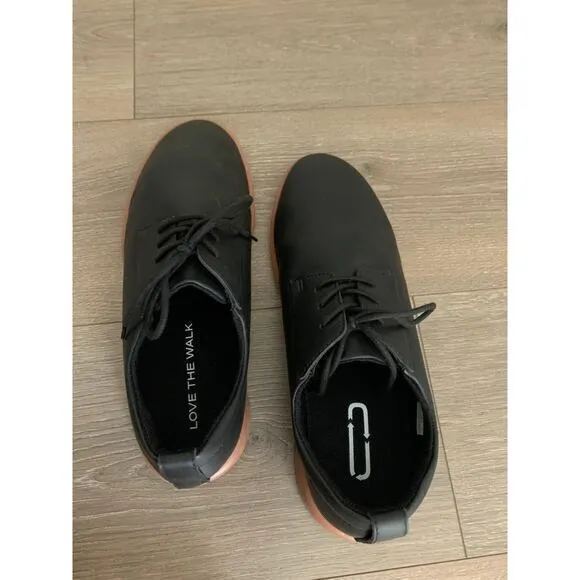 Ponto Women The Pacific Hybrid Oxford‎ Black Shoes Size 9.5