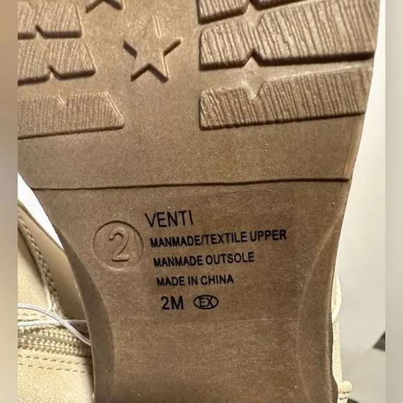 Pop Girls Bone Venti Block Heel Lace Up Boots NWT Various Sizes