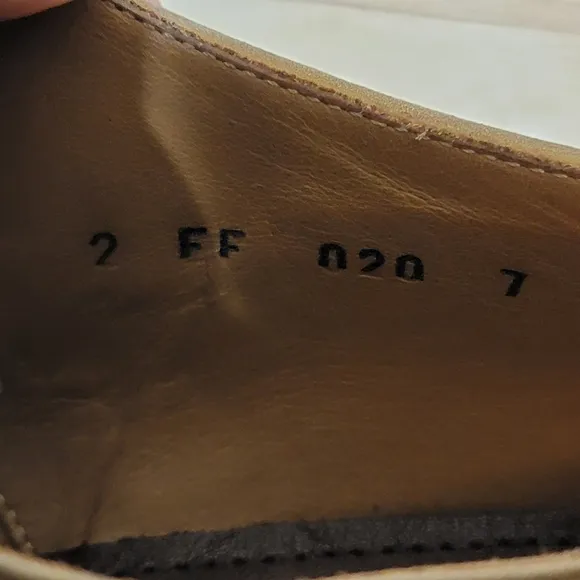 PRADA DERBY FULL BROGUE SHOES  BROWN LEATHER US 8