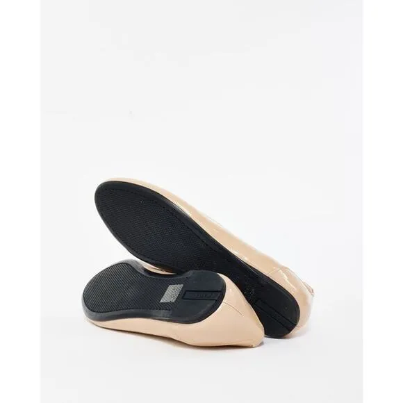 Prada Sport Patent Leather Bow Accents Ballet Flats - 8 -
