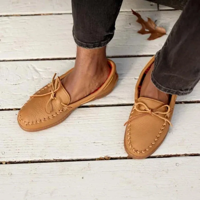 Pre-Order Minnetonka Men's MOOSEHIDE FLEECE MOC