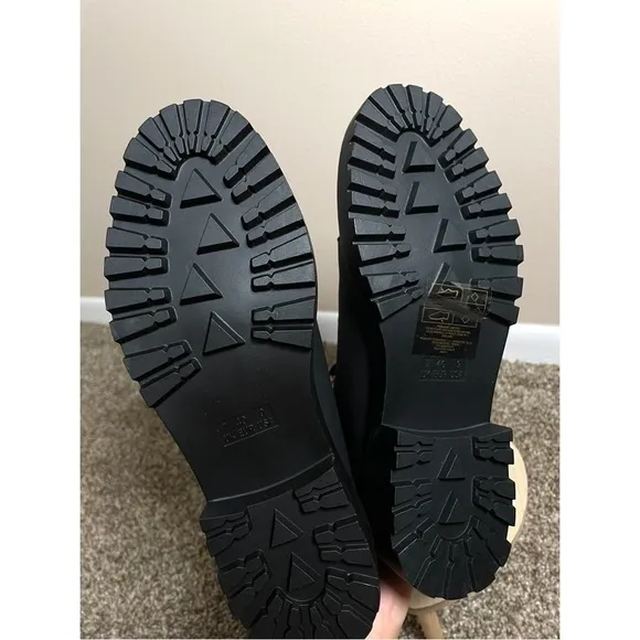 Primark Black Lace Up Hiker Boots | Size 9 | NWT