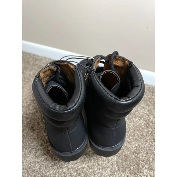 Primark Black Lace Up Hiker Boots | Size 9 | NWT