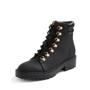Primark Black Lace Up Hiker Boots | Size 9 | NWT